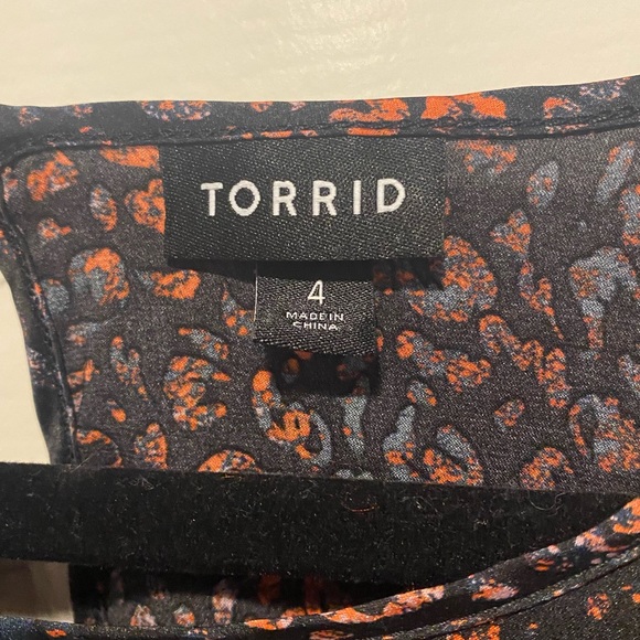 Copper spot blouse with long sleeves - Picture 3 of 5